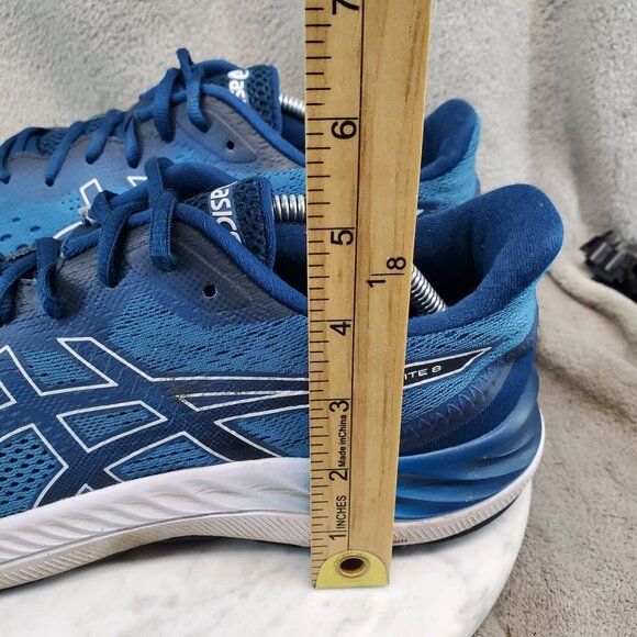 Asics Shoes Mens Size 11.5 Blue Textile Gel-Excite 8 Athletic Sneakers *Read* - Picture 4 of 10